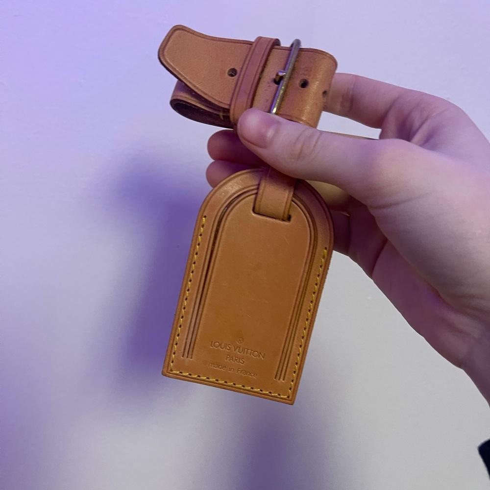 Authentic LV luggage tag